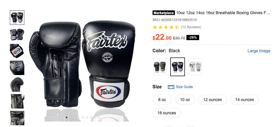 Fake counterfeit boxing gloves vs authentic quality